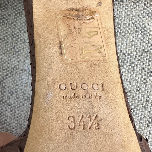 Authentic Gucci python high heels - Picture 5 of 10